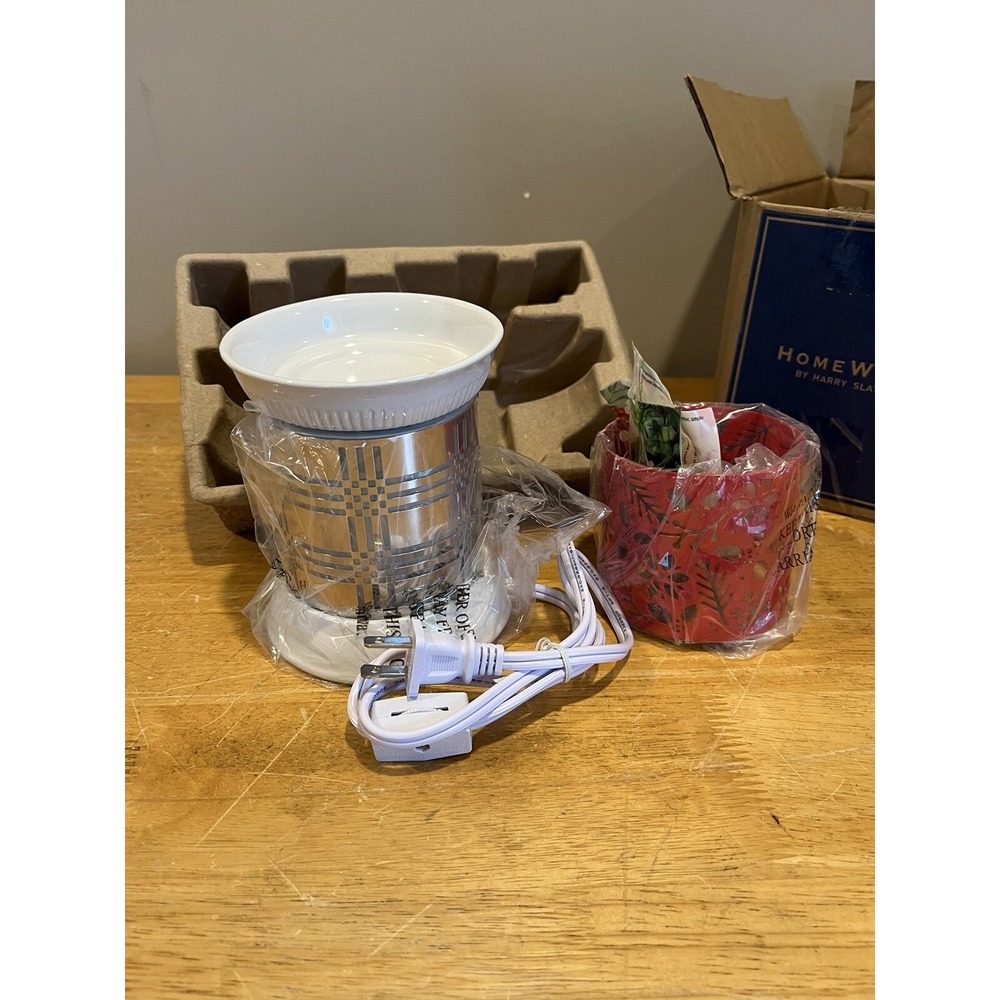 HomeWorx by Harry Slatkin Fragrance Warmer 2 Sleeves 2 Gelables  HOLIDAY Box‎